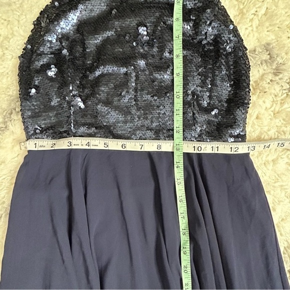 Lulu's Cotillion Matte Navy Blue Sequin Maxi Dress - Picture 15 of 16